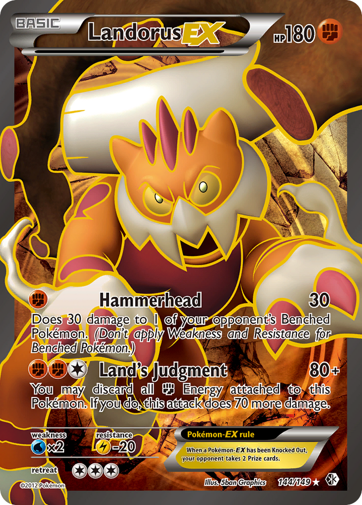 Landorus EX (144/149) [Black &amp; White: Boundaries Crossed] 