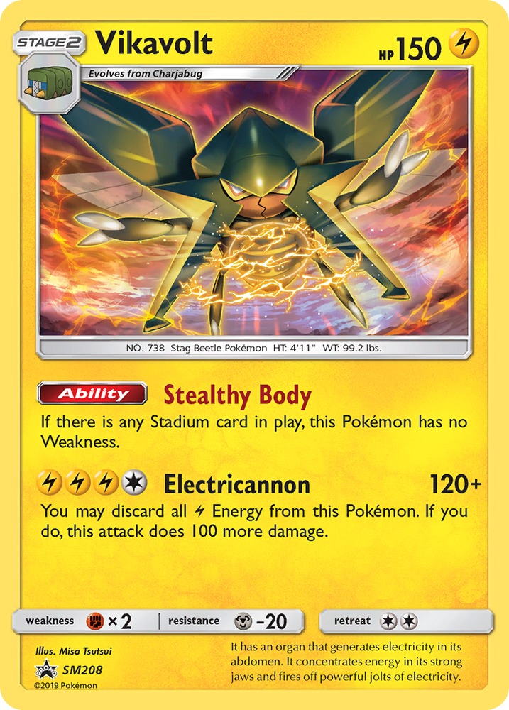 Vikavolt (SM208) [Sun &amp; Moon: Black Star Promos] 