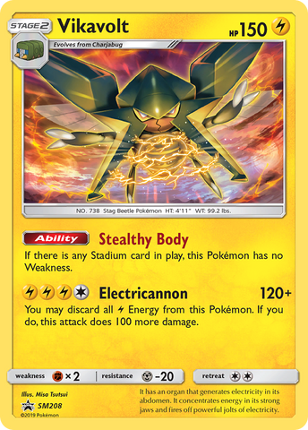 Vikavolt (SM208) [Sun &amp; Moon: Black Star Promos] 