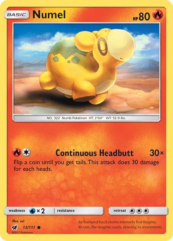 Numel (13/111) [Sun &amp; Moon: Crimson Invasion] 