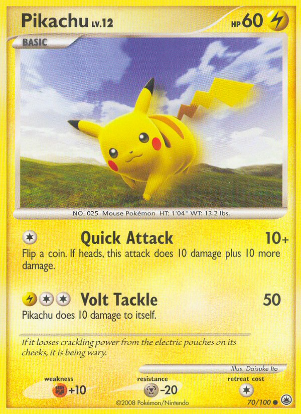 Pikachu (70/100) [Diamond &amp; Pearl: Majestic Dawn] 