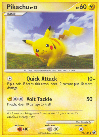 Pikachu (70/100) [Diamond &amp; Pearl: Majestic Dawn] 