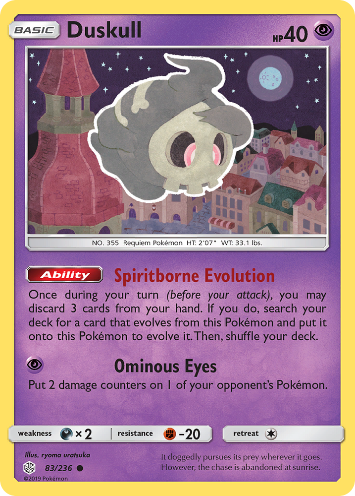 Duskull (83/236) [Sun &amp; Moon: Cosmic Eclipse] 