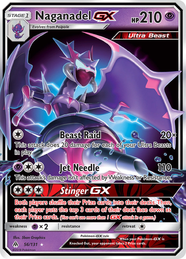 Naganadel GX (56/131) [Sun &amp; Moon: Forbidden Light] 