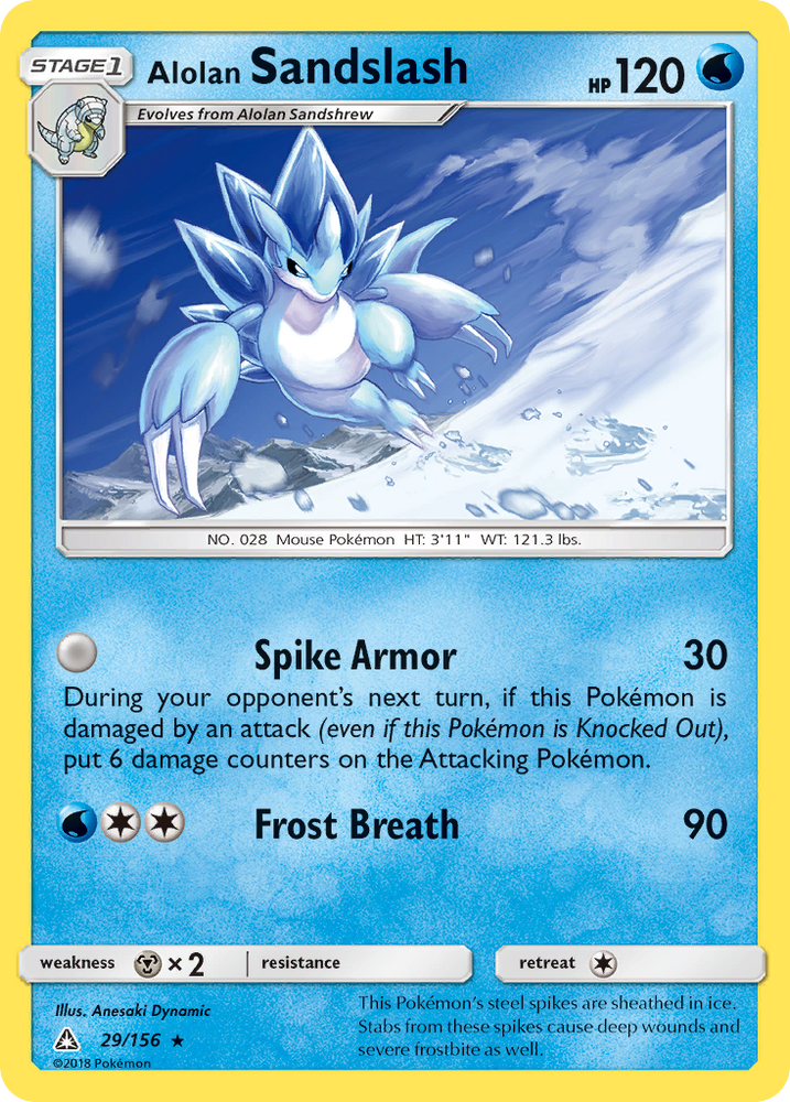 Alolan Sandslash (29/156) [Sun &amp; Moon: Ultra Prism] 