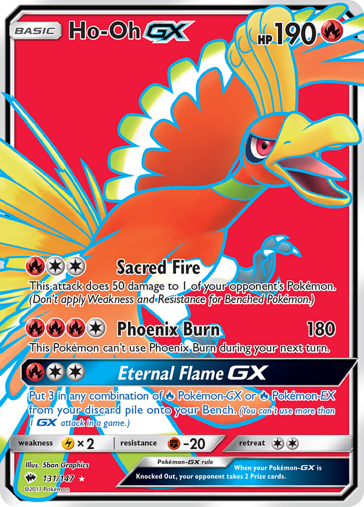 Ho-Oh GX (131/147) [Sun &amp; Moon: Burning Shadows] 