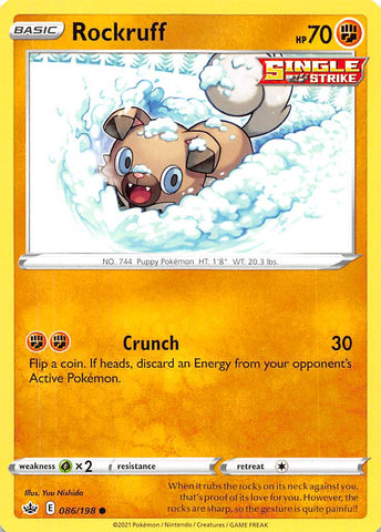 Rockruff (086/198) [Sword &amp; Shield: Chilling Reign] 