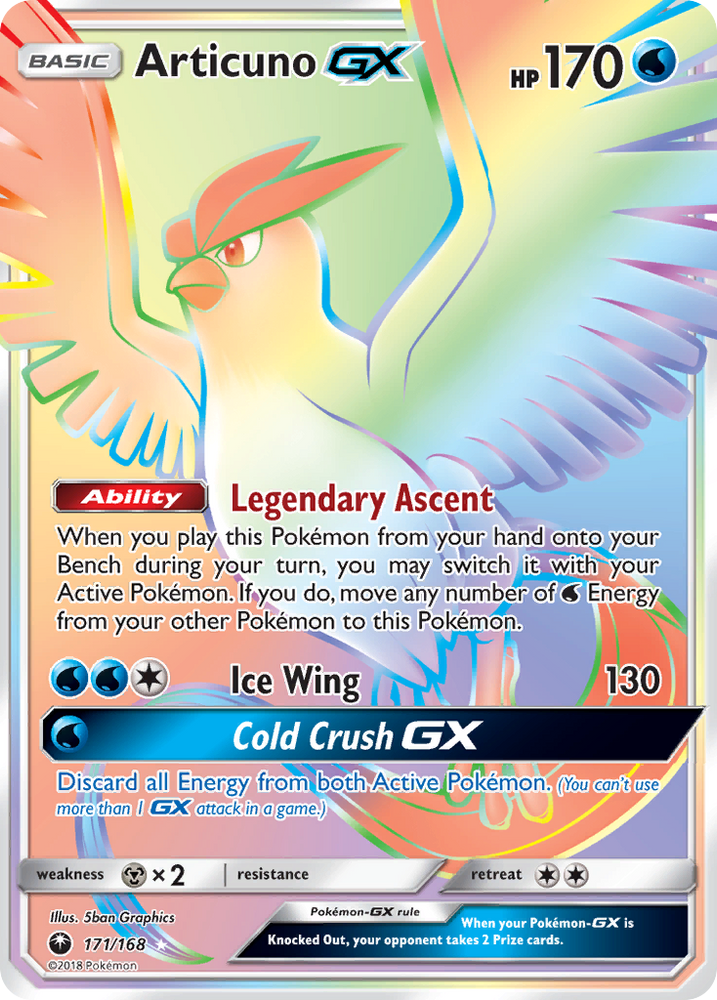 Articuno GX (171/168) [Sun &amp; Moon: Celestial Storm] 