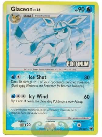 Glaceon (20/100) [Burger King Specials: 2009 Collection] 