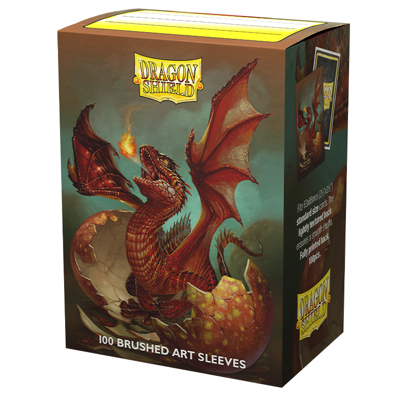 Dragon Shield: Standard 100ct Brushed Art Sleeves - Sparky