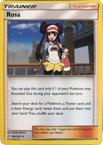 Rosa (204/236) (Build &amp; Battle Box Exclusive) [Sun &amp; Moon: Cosmic Eclipse] 