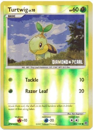 Turtwig (103/130) [Burger King Specials: 2008 Collection] 