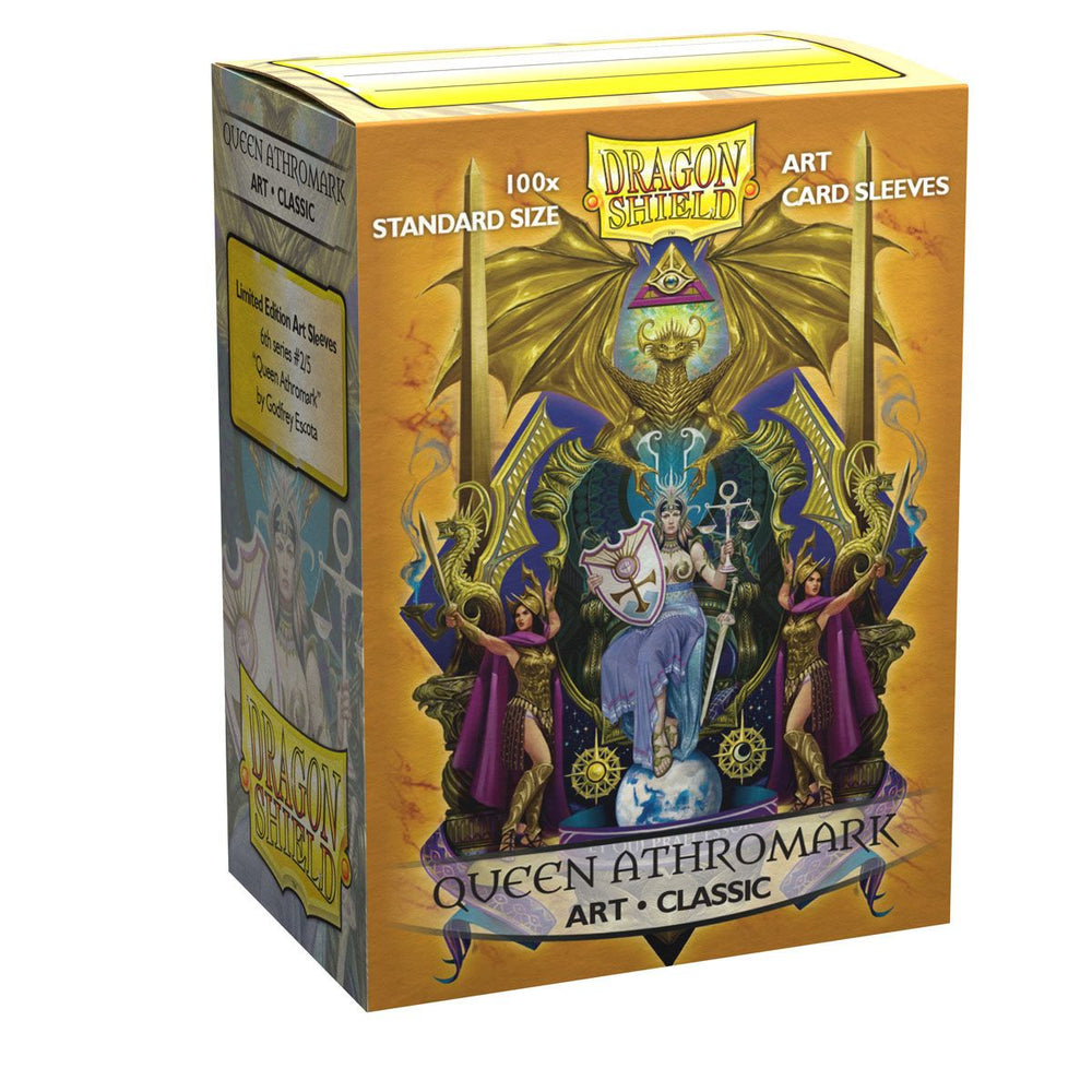 Dragon Shield: Standard 100ct Brushed Art Sleeves - Queen Athromark (Classic)