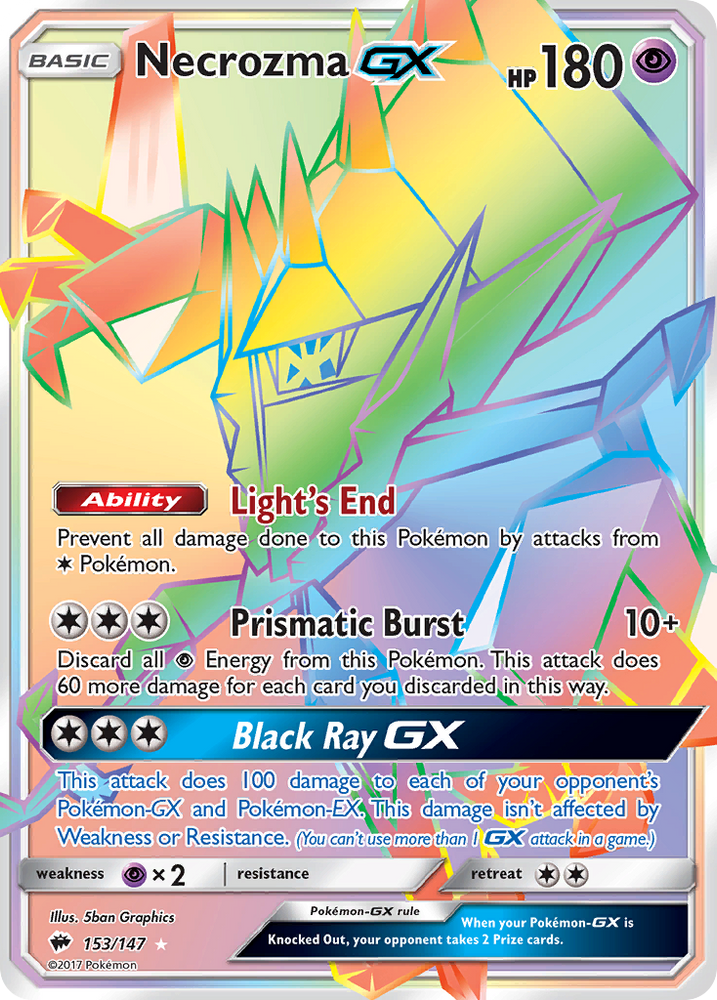 Necrozma GX (153/147) [Sun &amp; Moon: Burning Shadows] 