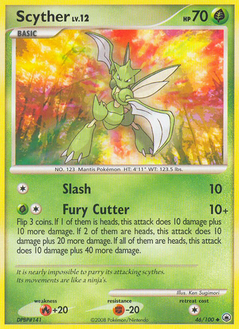 Scyther (46/100) [Diamond &amp; Pearl: Majestic Dawn] 