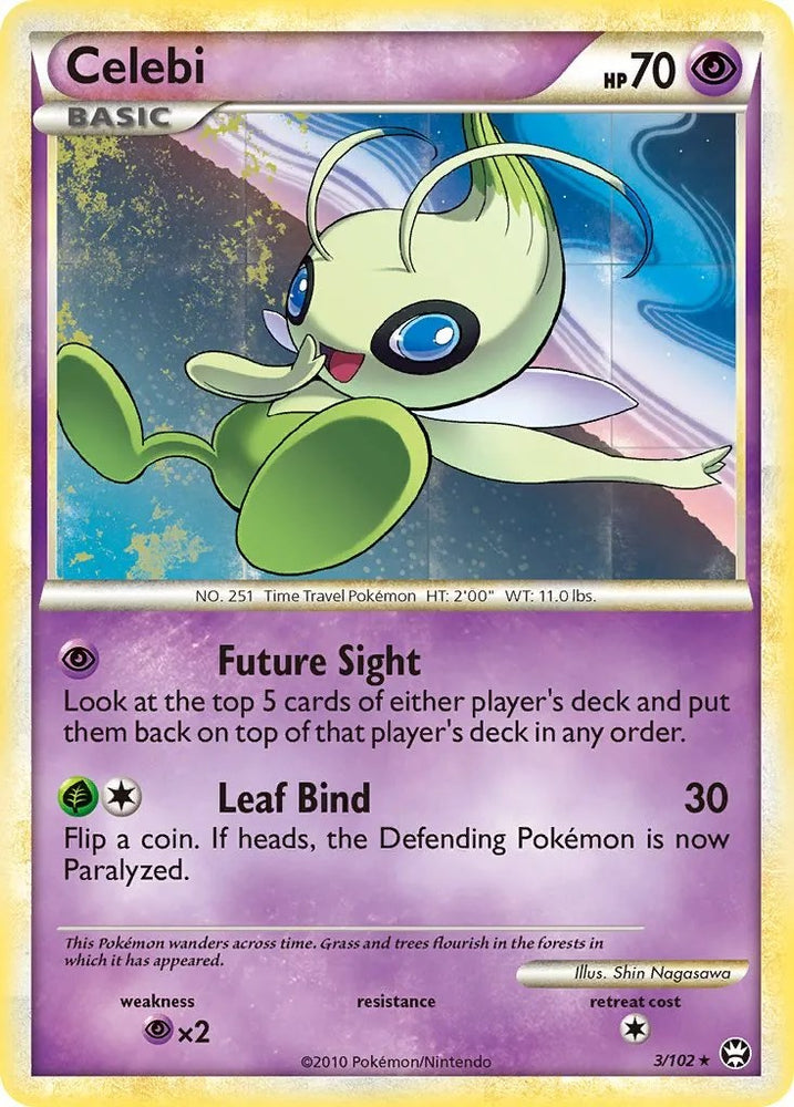 Celebi (3/102) (Movie Exclusive) [HeartGold &amp; SoulSilver: Triumphant] 