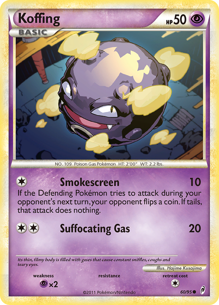 Koffing (60/95) [HeartGold &amp; SoulSilver: Call of Legends] 
