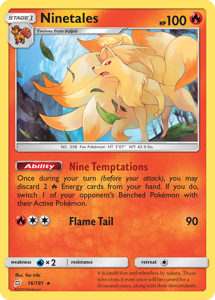 Ninetales (16/181) [Sun &amp; Moon: Team Up] 