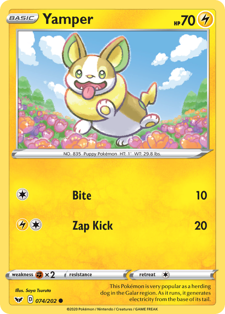 Yamper (074/202) [Sword &amp; Shield: Base Set] 