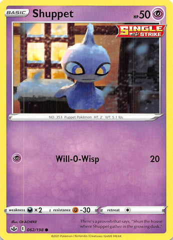 Shuppet (062/198) [Sword &amp; Shield: Chilling Reign] 