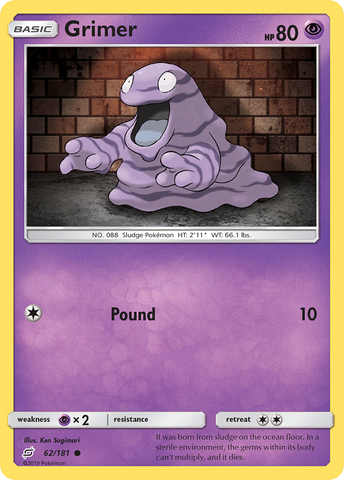 Grimer (62/181) [Sun &amp; Moon: Team Up] 