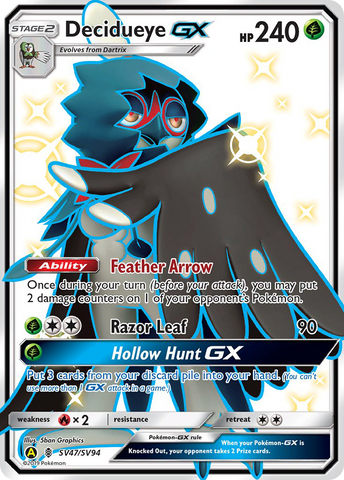 Decidueye GX (SV47/SV94) [Sun &amp; Moon: Hidden Fates - Shiny Vault] 