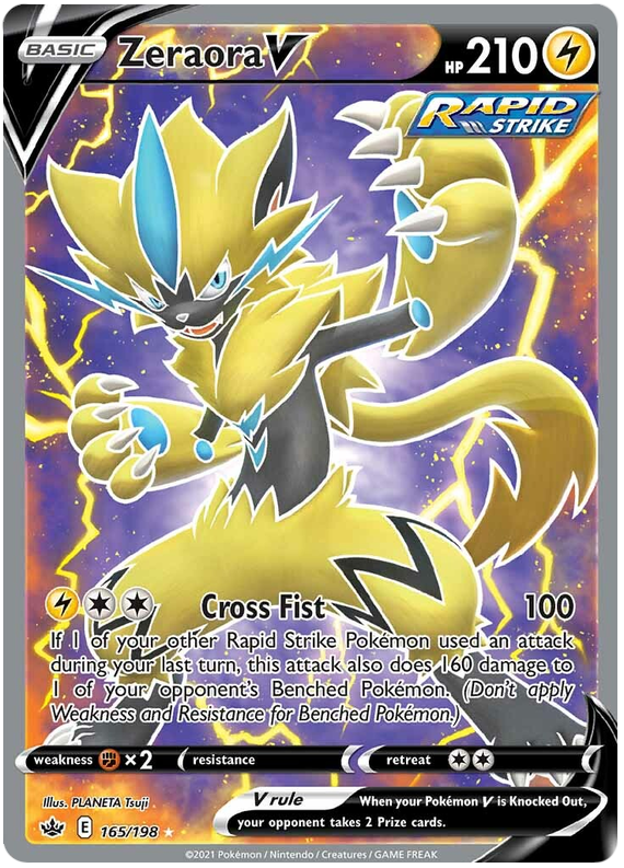 Zeraora V (165/198) [Sword &amp; Shield: Chilling Reign] 