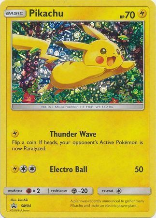 Pikachu (SM04) (General Mills Promo) [Sun &amp; Moon: Black Star Promos] 