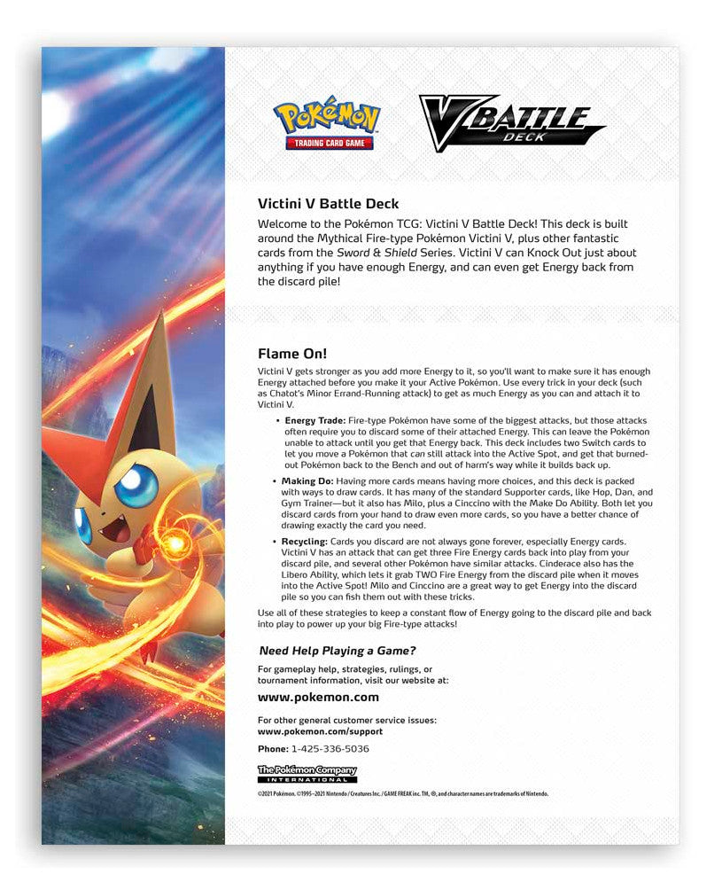 Sword &amp; Shield: Battle Styles - V Battle Deck (Victini V) 