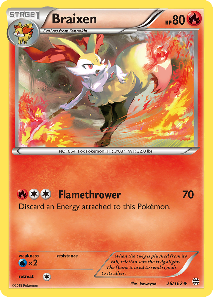 Braixen (26/162) [XY: BREAKthrough]