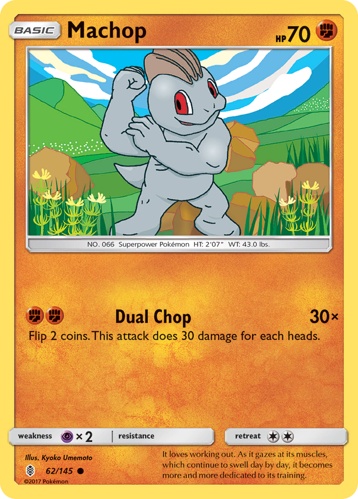 Machop (62/145) [Sun &amp; Moon: Guardians Rising] 