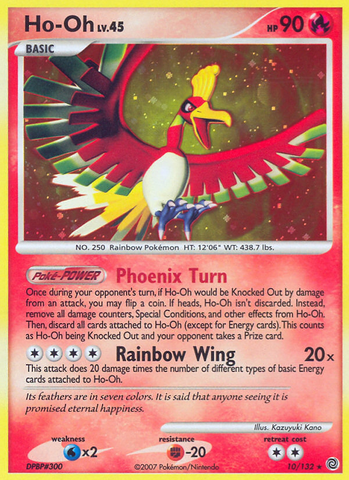 Ho-Oh (10/132) [Diamond &amp; Pearl: Secret Wonders] 