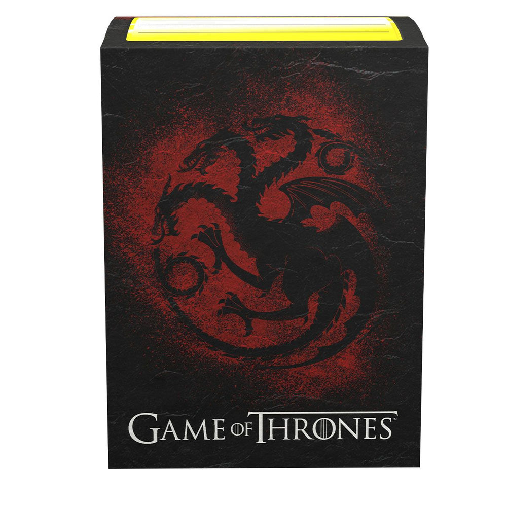 Dragon Shield: Standard 100ct Brushed Art Sleeves - Game of Thrones (House Targaryen)