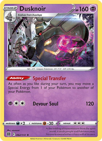 Dusknoir (062/172) [Sword &amp; Shield: Brilliant Stars] 