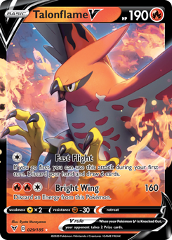 Talonflame V (029/185) [Sword &amp; Shield: Vivid Voltage] 