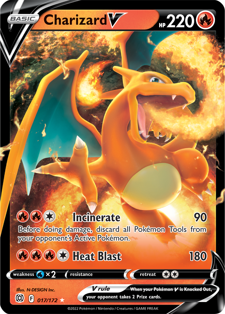 Charizard V (017/172) [Sword &amp; Shield: Brilliant Stars] 