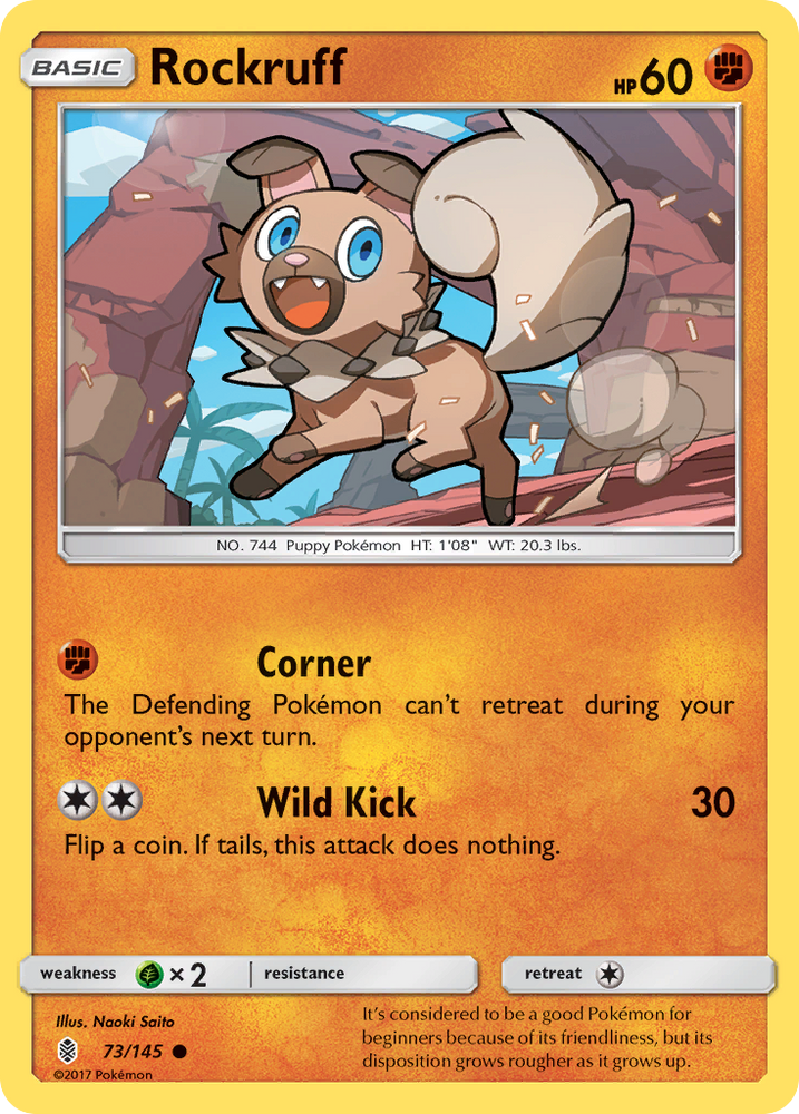 Rockruff (73/145) [Sun &amp; Moon: Guardians Rising] 