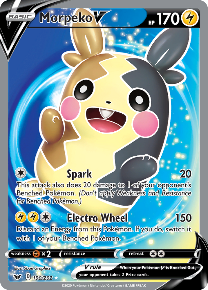 Morpeko V (190/202) [Sword &amp; Shield: Base Set] 