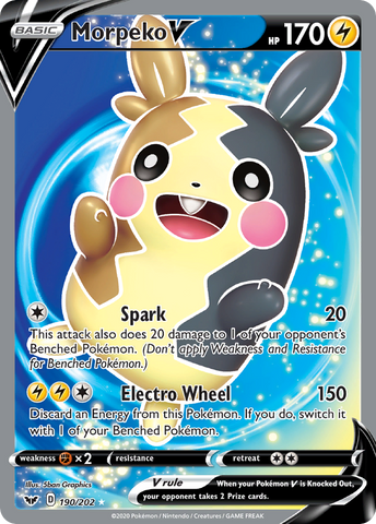 Morpeko V (190/202) [Sword &amp; Shield: Base Set] 