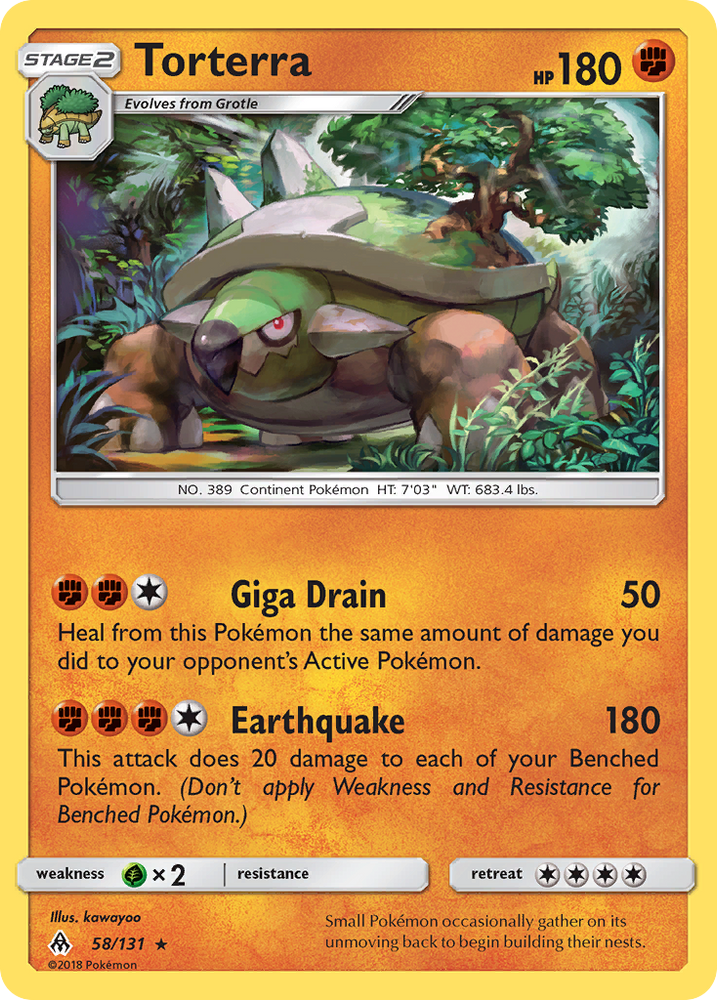 Torterra (58/131) [Sun &amp; Moon: Forbidden Light] 