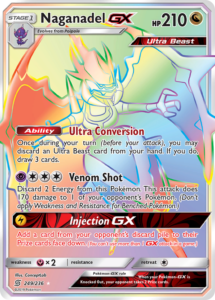 Naganadel GX (249/236) [Sun &amp; Moon: Unified Minds] 