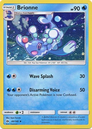 Brionne (40/149) (Cosmos Holo) [Sun &amp; Moon: Base Set] 