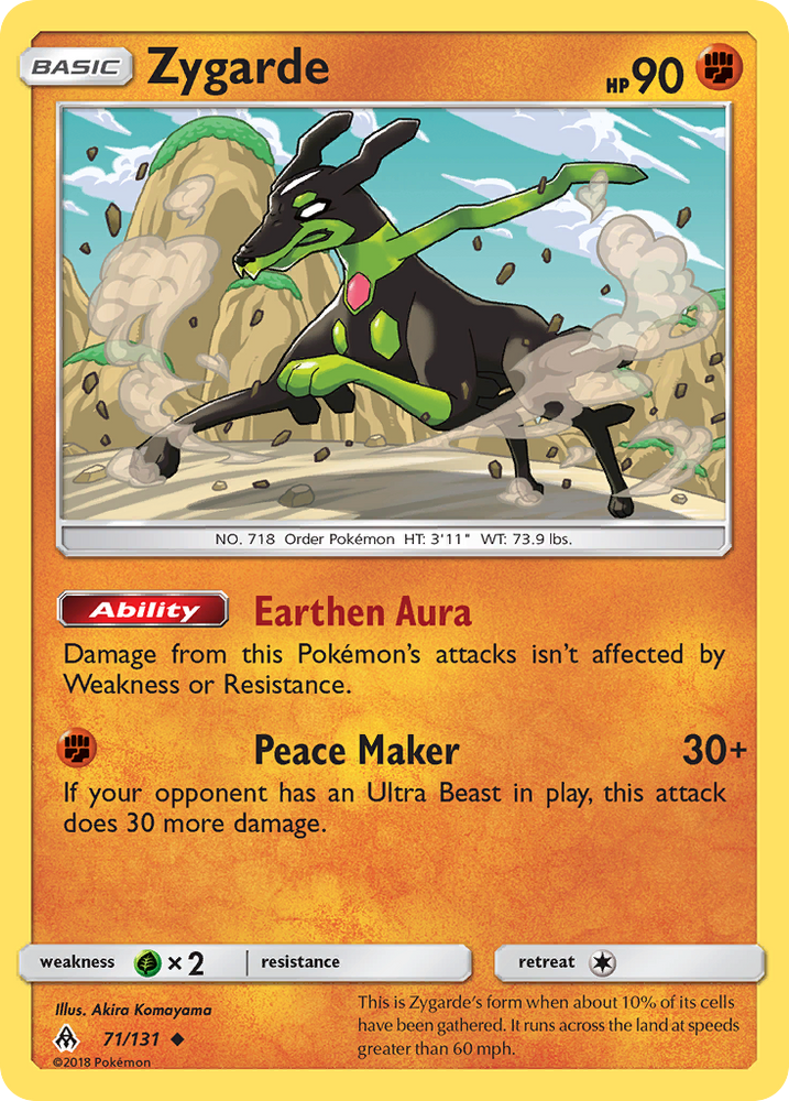 Zygarde (71/131) [Sun &amp; Moon: Forbidden Light] 