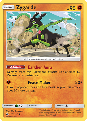 Zygarde (71/131) [Sun &amp; Moon: Forbidden Light] 