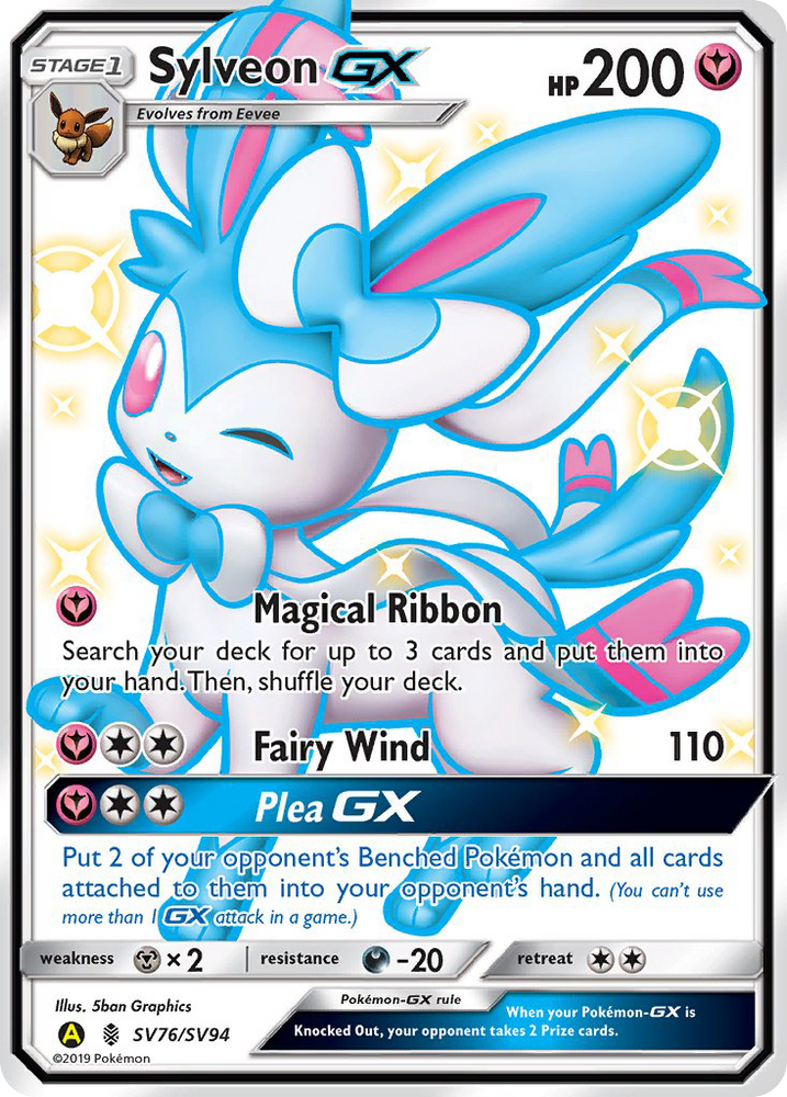 Sylveon GX (SV76/SV94) [Sun &amp; Moon: Hidden Fates - Shiny Vault] 