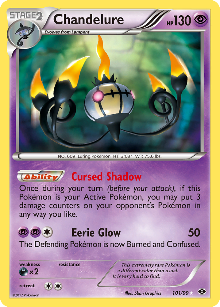 Chandelure (101/99) [Black &amp; White: Next Destinies] 