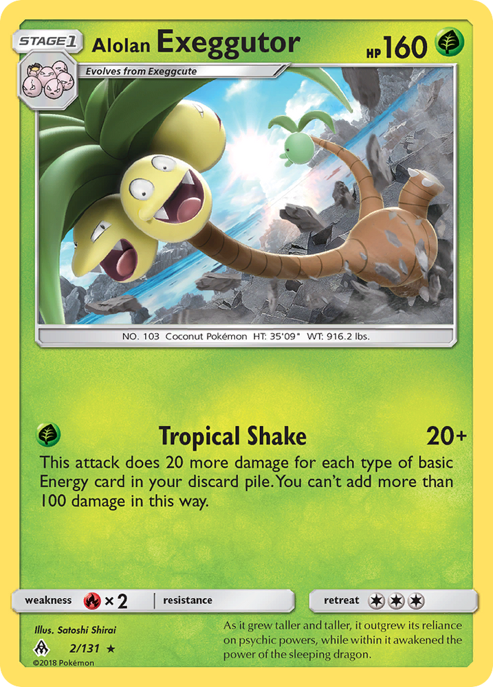 Alolan Exeggutor (2/131) [Sun &amp; Moon: Forbidden Light] 