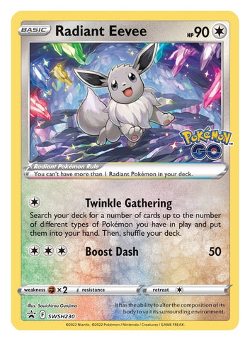 Radiant Eevee (SWSH230) [Sword &amp; Shield: Black Star Promos] 