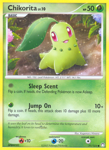 Chikorita (77/123) [Diamond &amp; Pearl: Mysterious Treasures] 