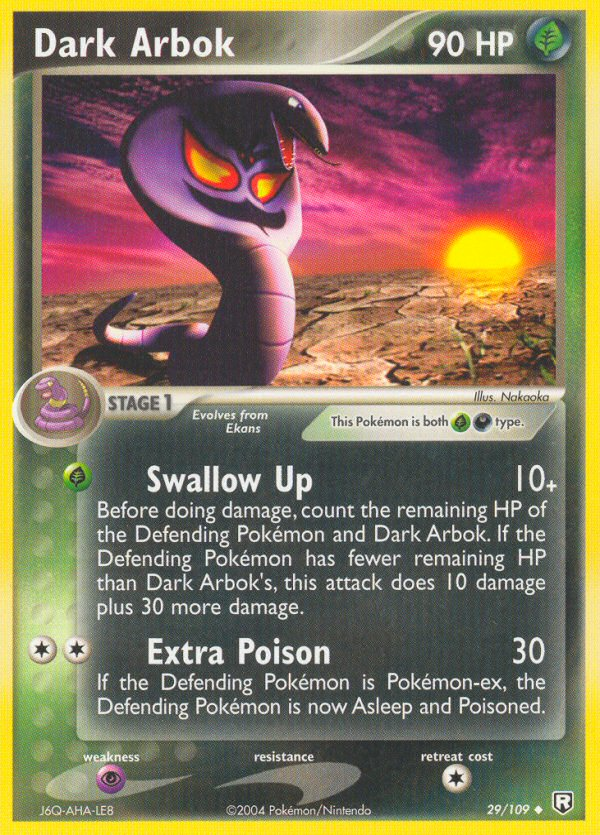 Darth Arbok (29/109) [EX: Team Rocket Returns] 